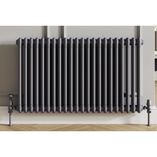 2 Column Horizontal Radiator - 600x1010 / Anthracite - Valley Plumbing ...