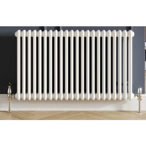 2 Column Horizontal Radiator - 600x1010 / White - Valley Plumbing Supplies
