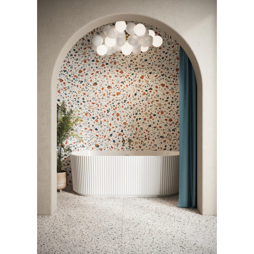Labyrinth Fluted Freestanding Bath