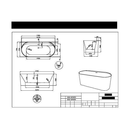 Tutto Freestanding Bath