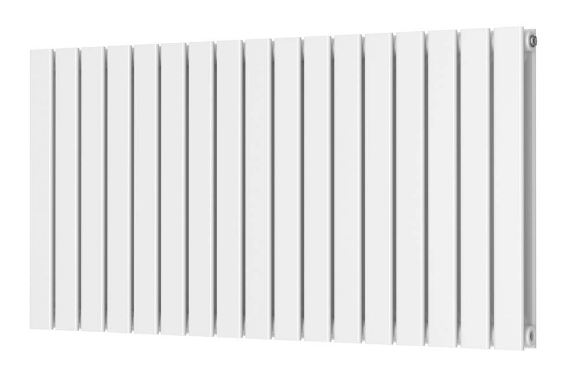 Bravo Horizontal Radiator White Single - 600x1158 - Valley Plumbing ...