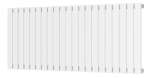 Bravo Horizontal Radiator White Single - 600x1430 - Valley Plumbing ...