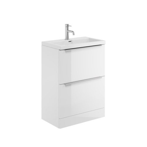 White Muro Floor Vanity
