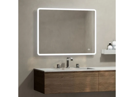 Image for Oceana Glamour Rectangular LED Illuminated Mirror 400x700mm