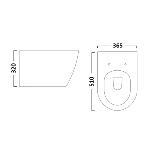 Orbit Wall Hung Pan
