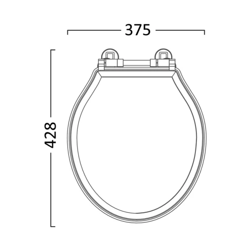 Natural Oak Toilet Seat