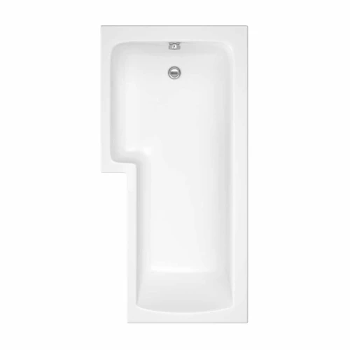  Solarna L Shaped Shower Bath 
