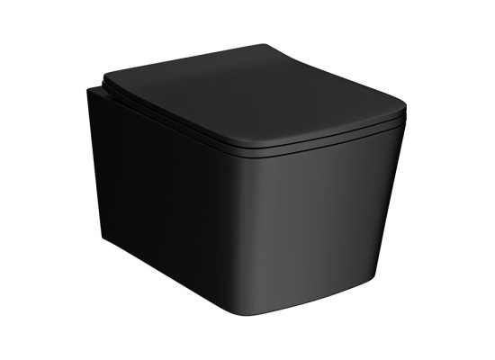 Image for Alba Black Wall Hung Pan