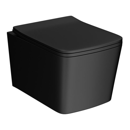 Alba Black Wall Hung Pan